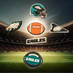Philadelphia Eagles Jibbitz Charms for Crocs (6)